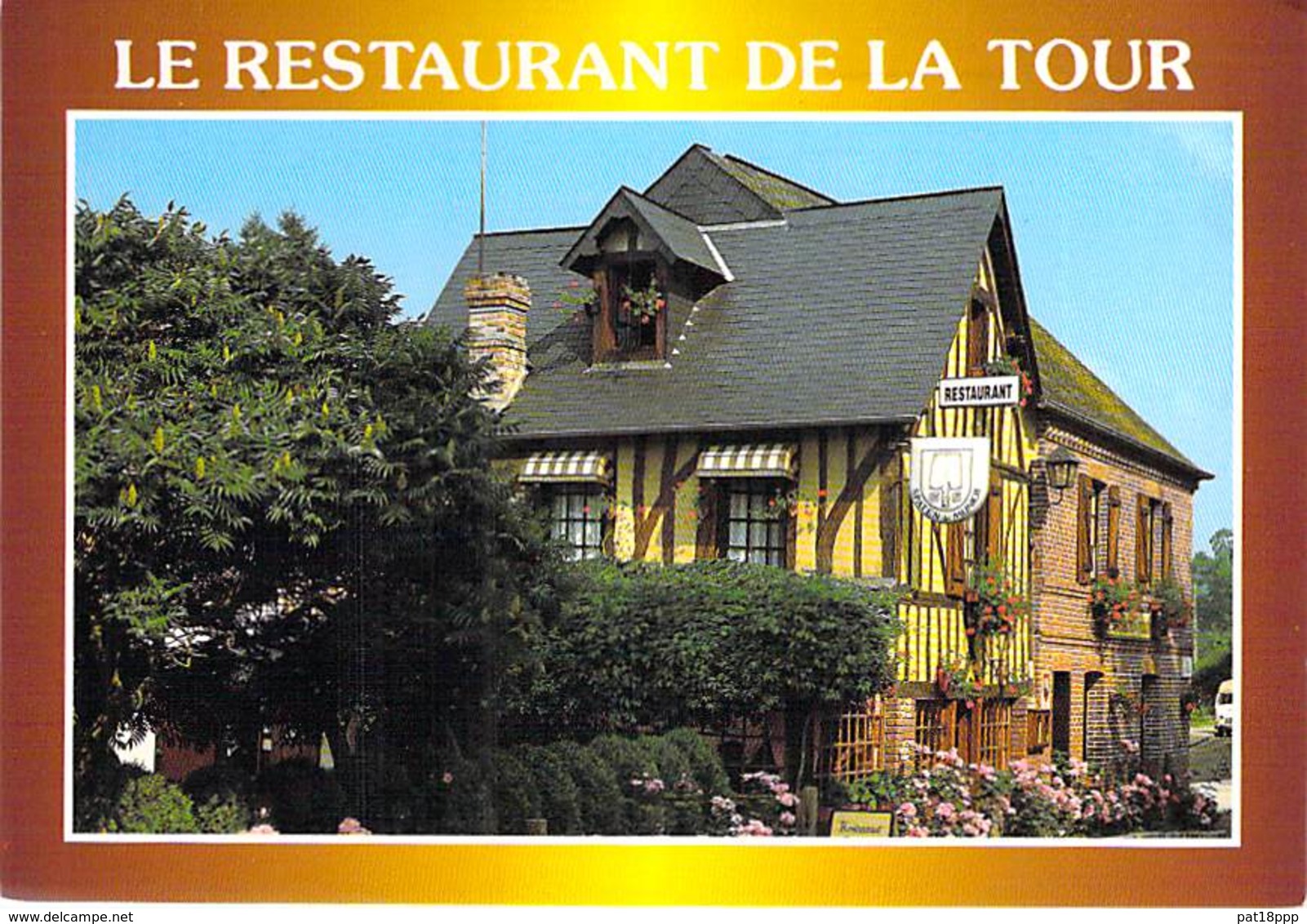 12 - LE BEC HELLOUIN : Le RESTAURANT De La TOUR  - Vallée De La Risle - CPSM CPM GF - Aveyron - Sonstige & Ohne Zuordnung