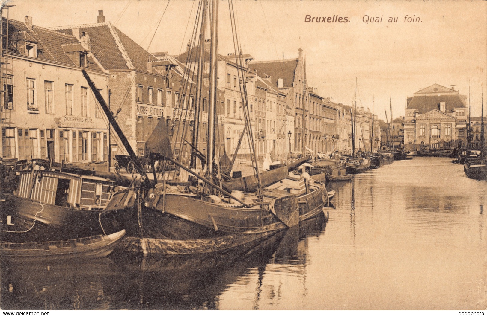 R179763 Bruxelles. Quai Au Foin. Carte Lux - Monde