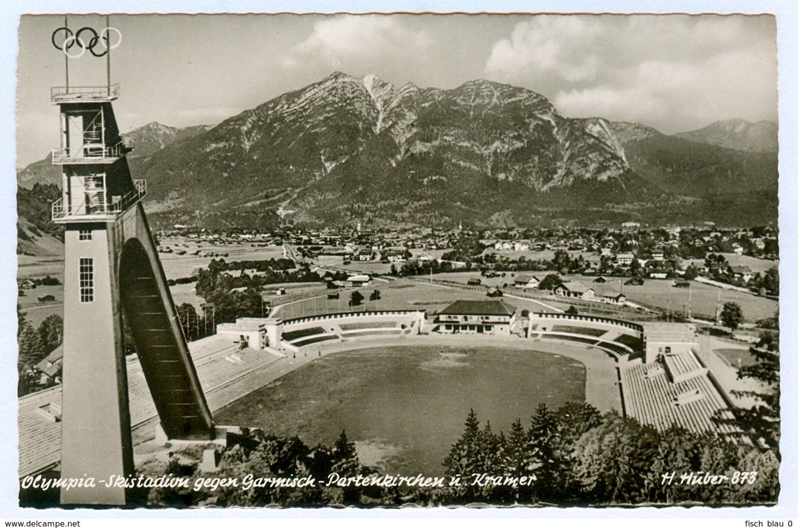 4) AK Skisprungschanze Garmisch-Partenkirchen Olympia-Skistadion Sportplatz DSV Deutschland Bayern Skispringen - Wintersport