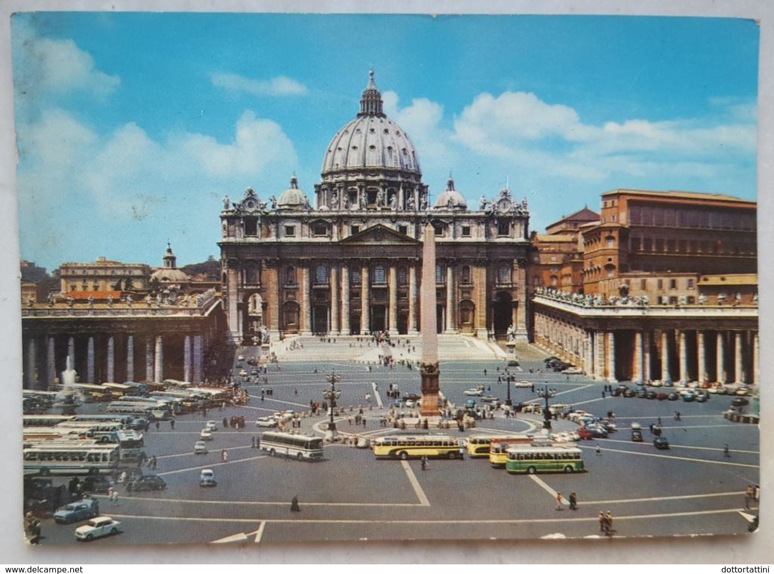 CITTA' DEL VATICANO - Basilica E Piazza San Pietro - Bollo Posta Aerea Vaticana L.20 Stamp 1964 - Vaticano