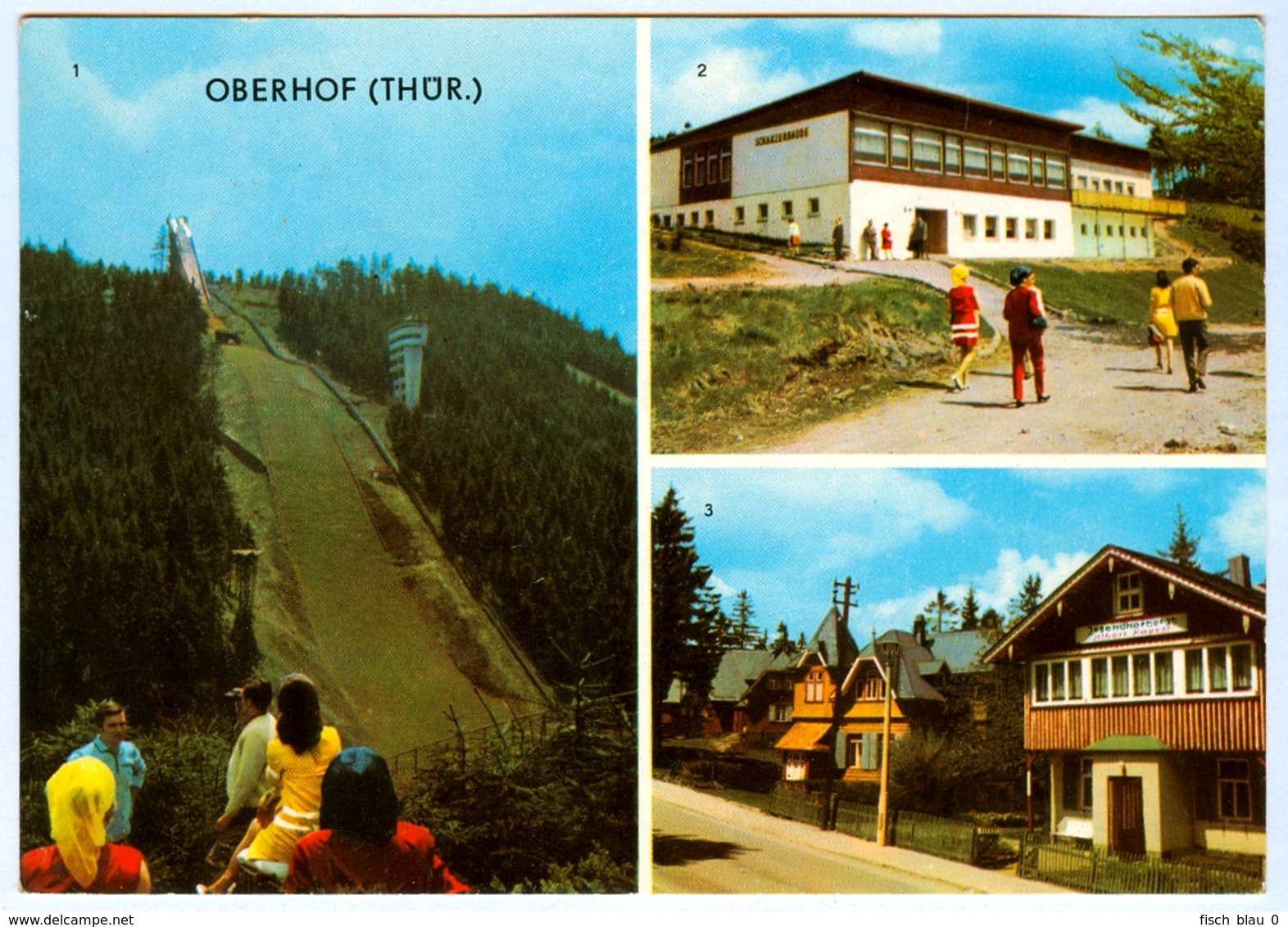 Skisprungschanze Am Rennsteig Kanzlersgrund Oberhof Jugendherberge Albert Kayser - Wintersport