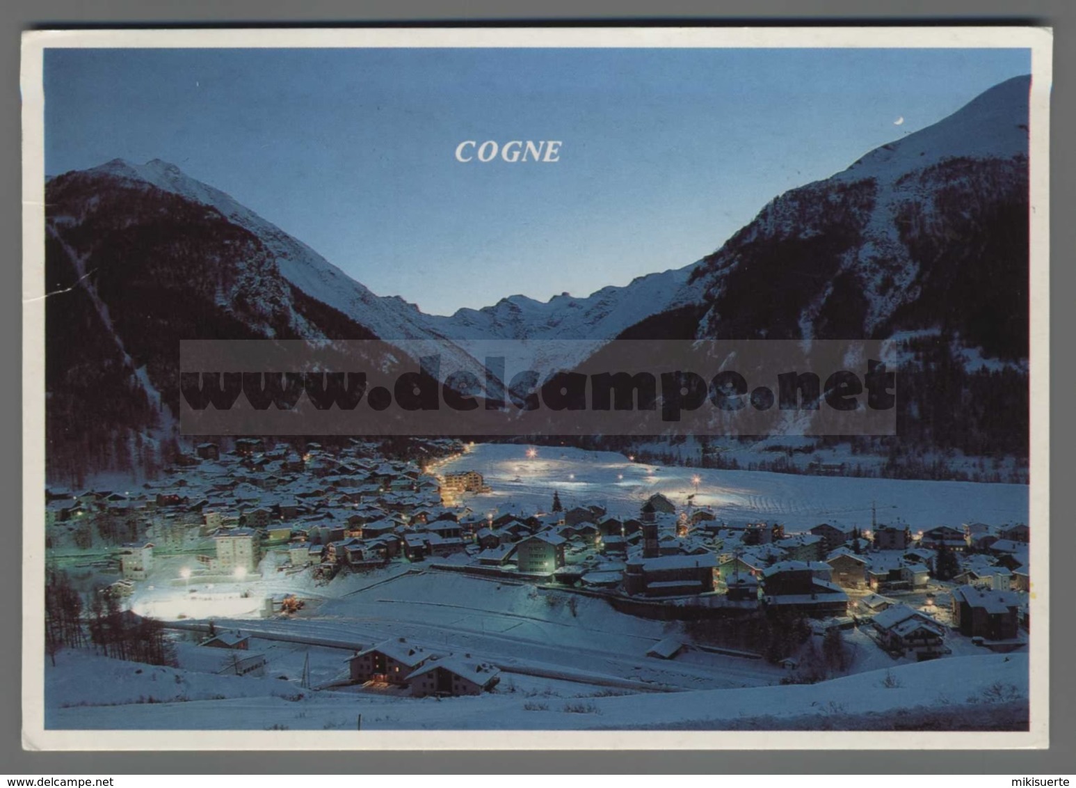 V9181 COGNE PANORAMA NOTTURNO VG (m) - Altri & Non Classificati