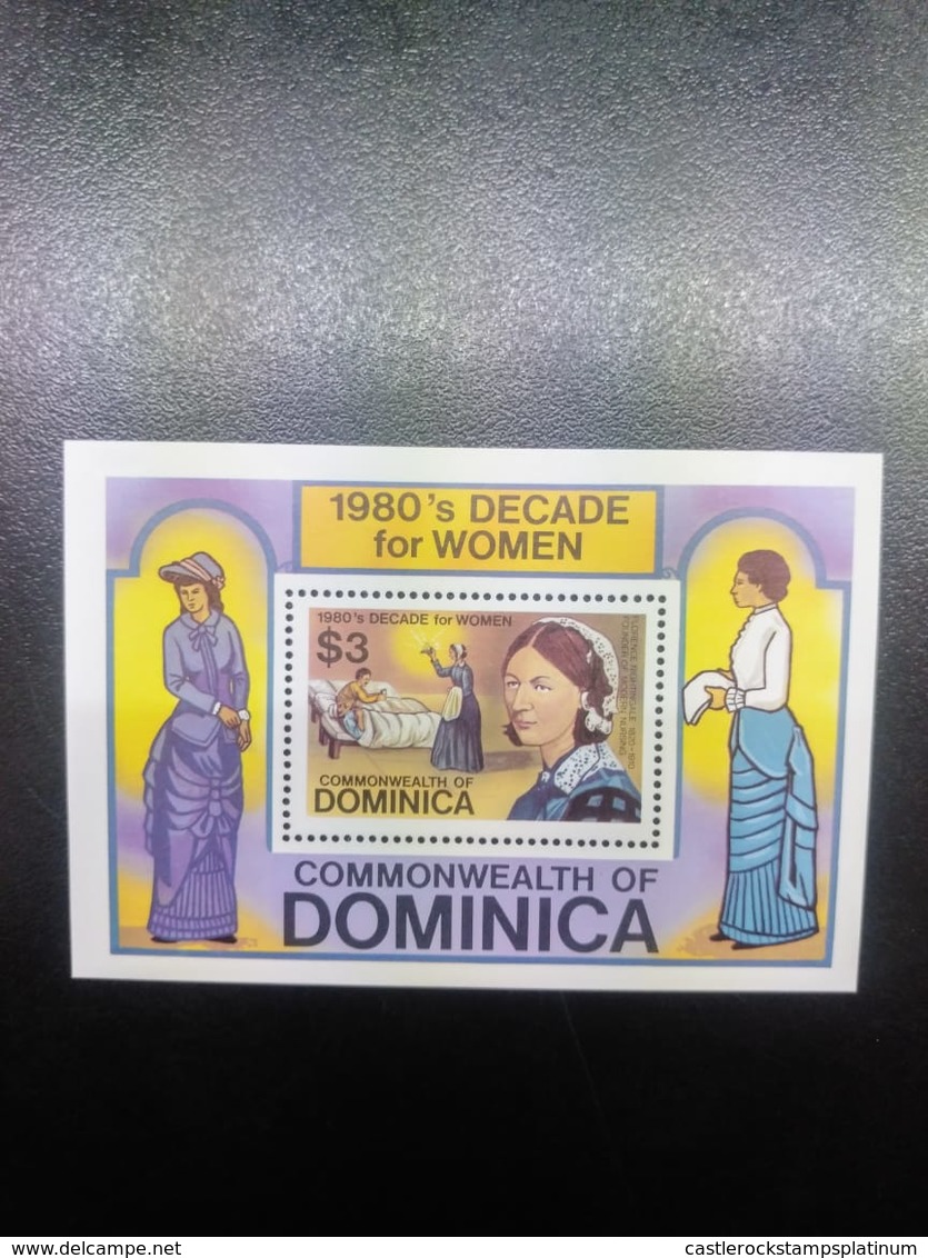 O) 1982 DOMINICA, FLORENCE NIGHTINGALE FOUNDER OF MODERN NURSING SCT 762-FAMOUS WOMEN, MNH - Dominica (1978-...)