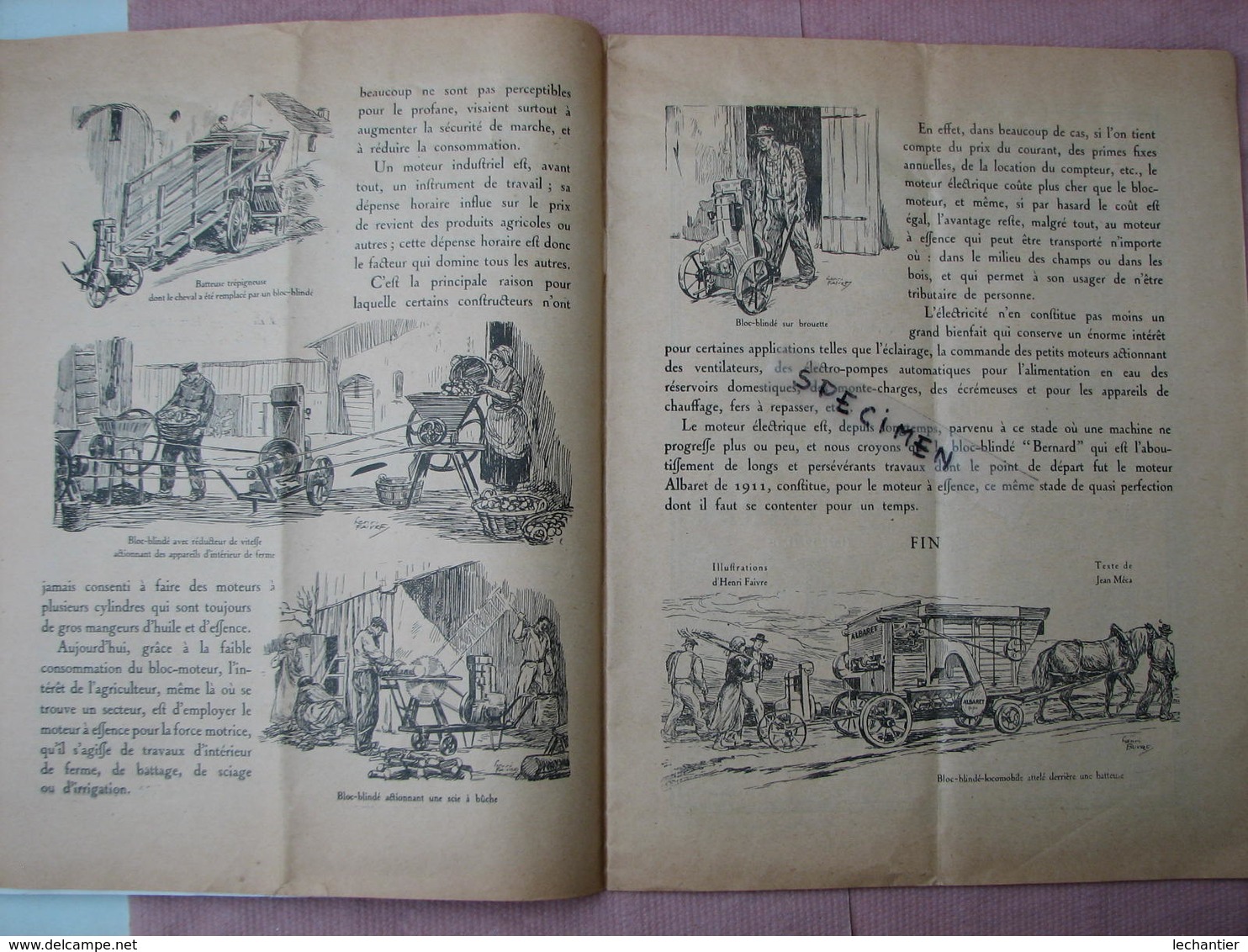 LA  MACHINE  AGRICOLE 1927 Nov. Nombreux Clichés De Matériel 26 Pages 24X31  TBE  à Voir - Agriculture