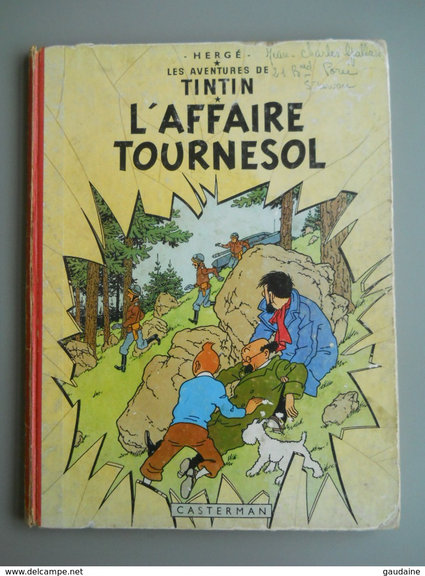 TINTIN – L’AFFAIRE TOURNESOL – B35 – Edition 1964 - Tintin