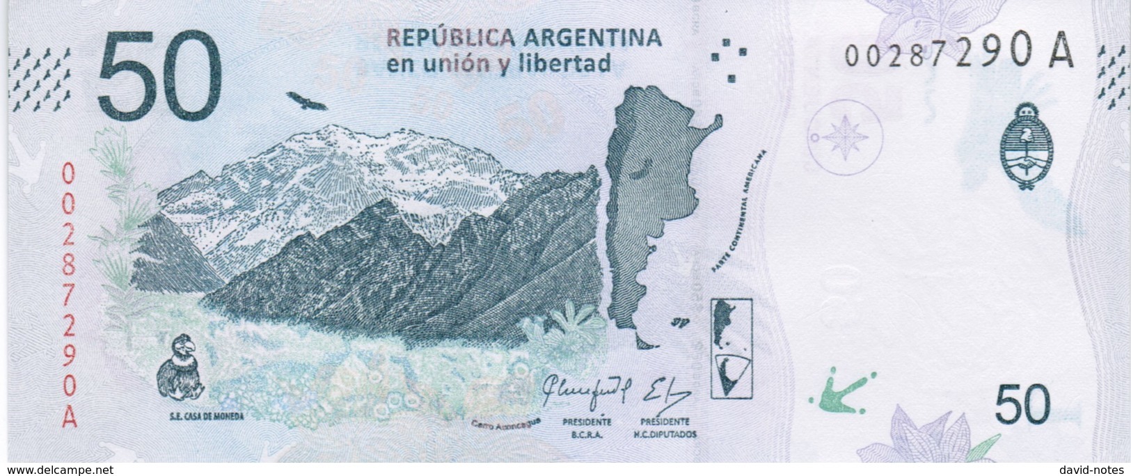 Argentina - Pick New - 50 Pesos 2018 - Unc - Argentina