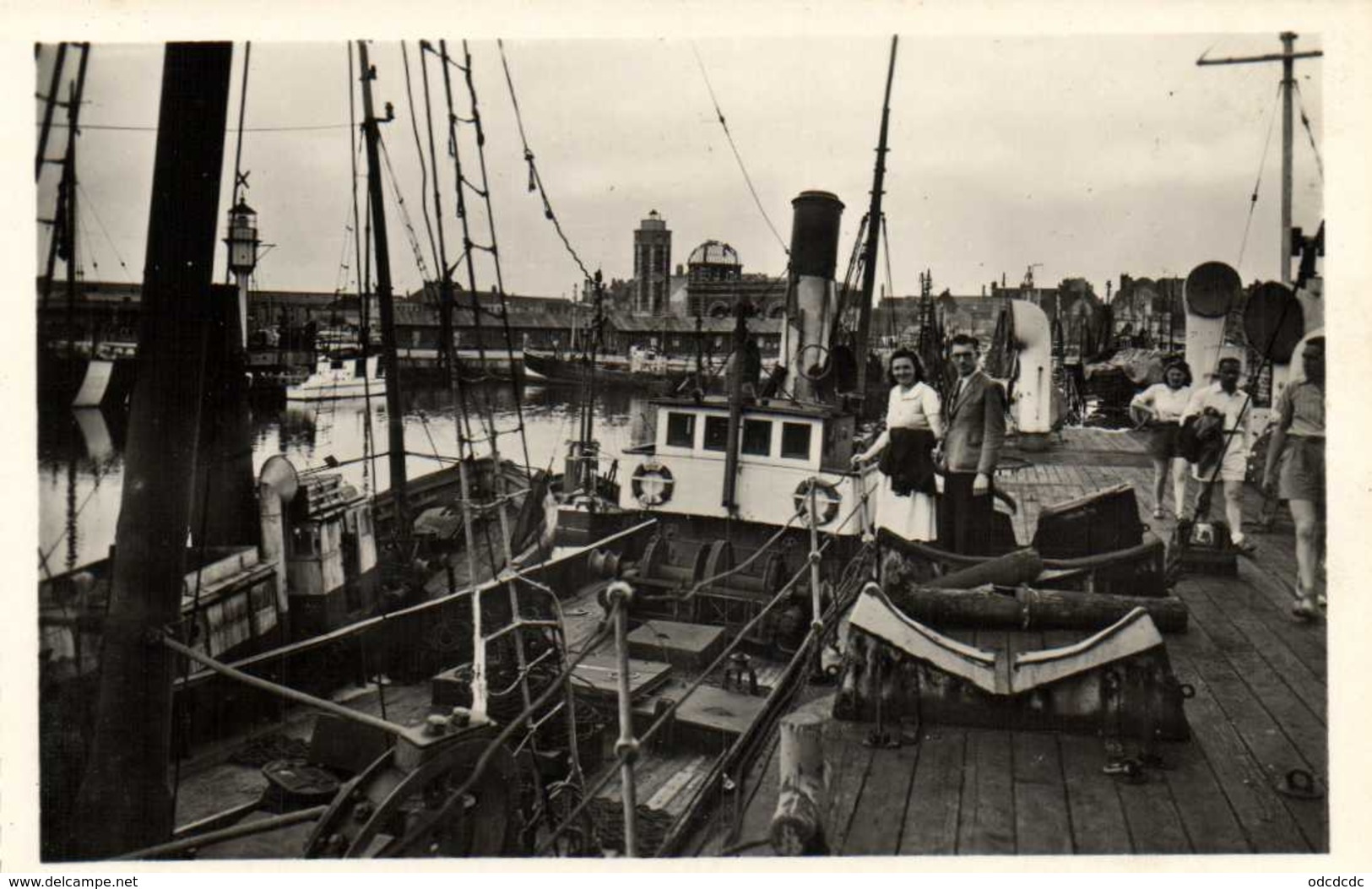 DUNKERQUE L'Arrière Port Bateaux De Peche  RV Fauchois Edit Bethune - Dunkerque