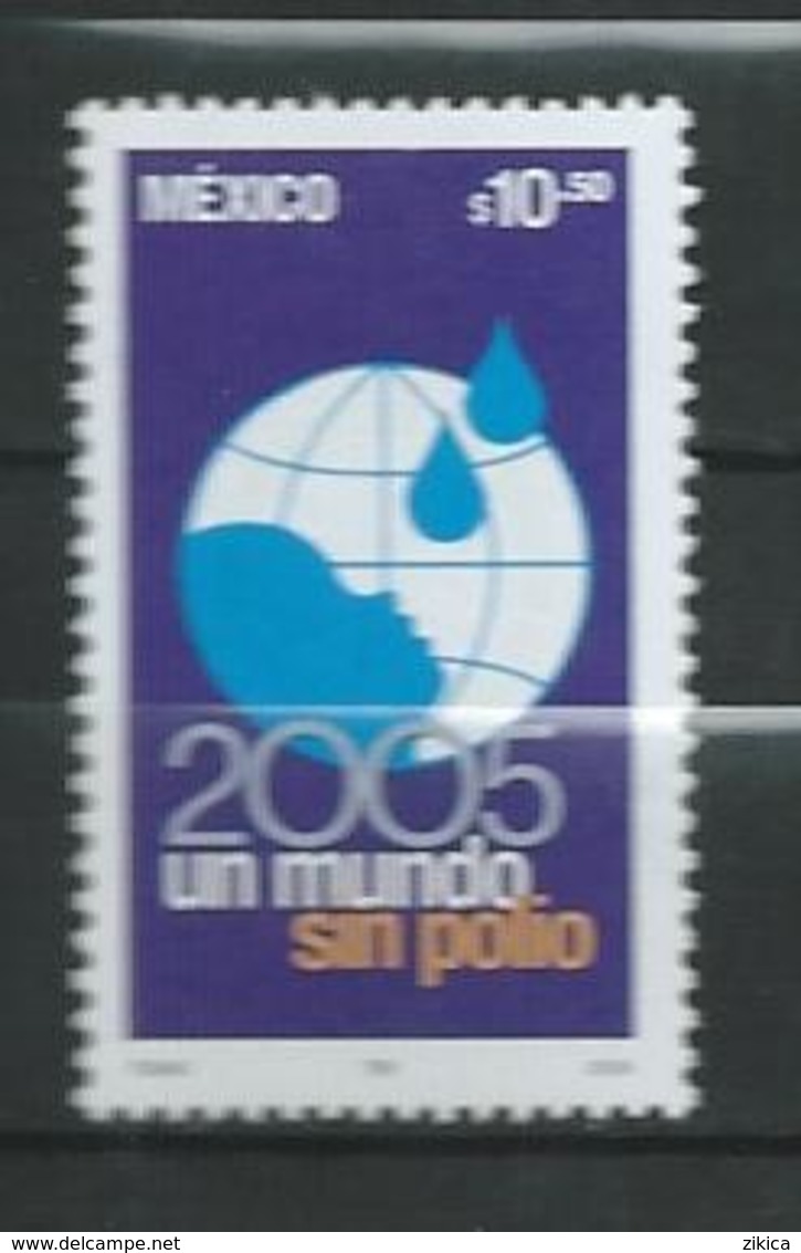 Mexico 2005 World Without Polio Campaign.Health/Diseases/Polio. MNH - Mexico