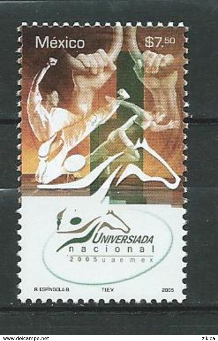 Mexico 2005 National University Games - Universiada. Sport. MNH - Messico