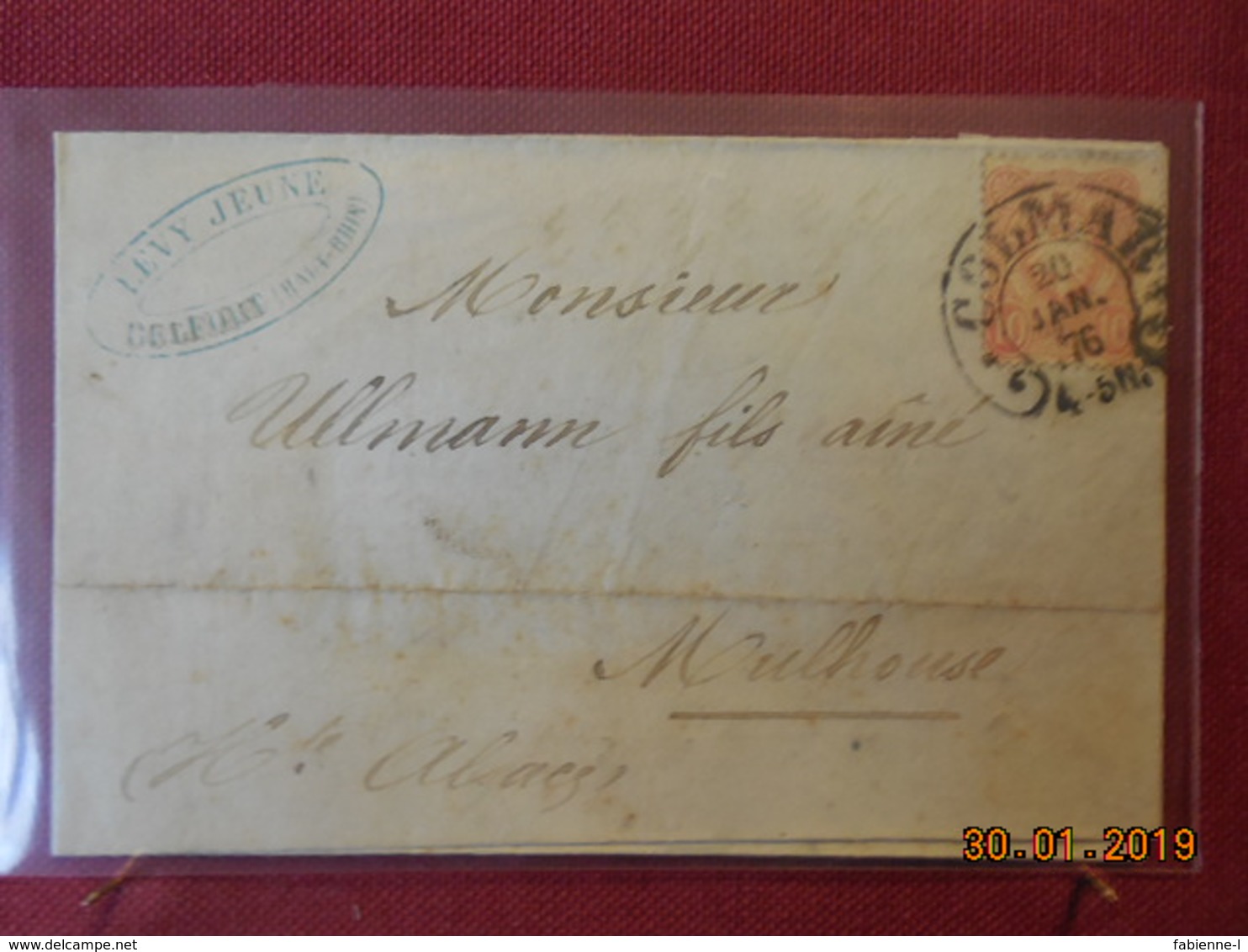 Lettre D Allemagne De 1876 Pour Mulhouse - Lettres & Documents