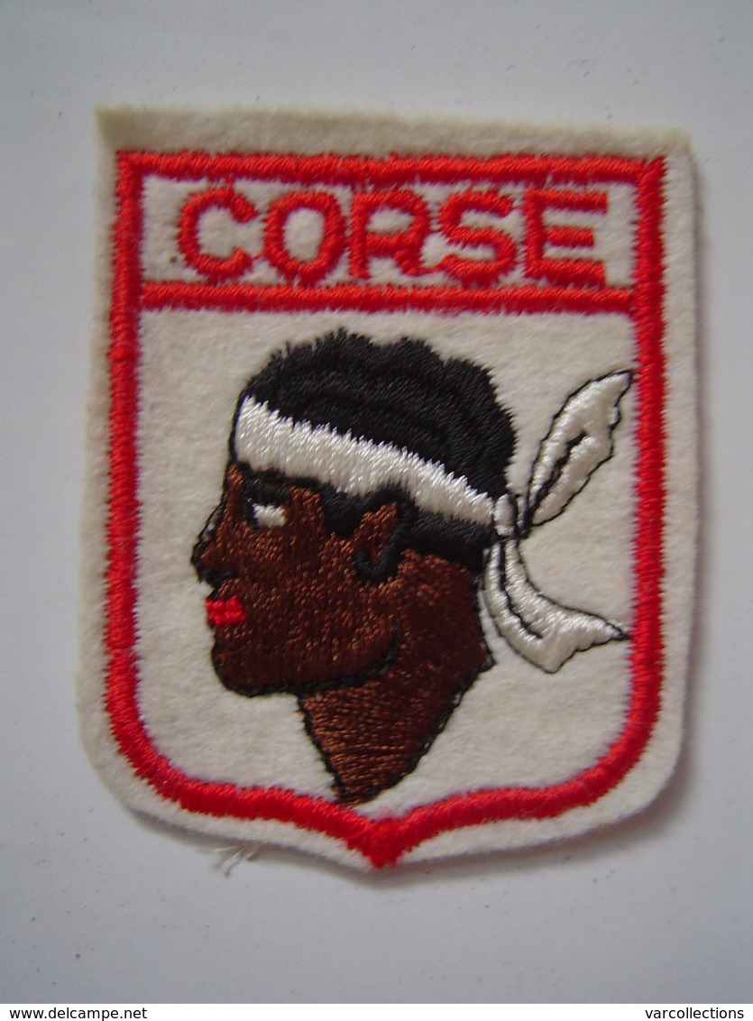 12 X ECUSSON - INSIGNE TISSU Ancien : CORSE - Blazoenen (textiel)