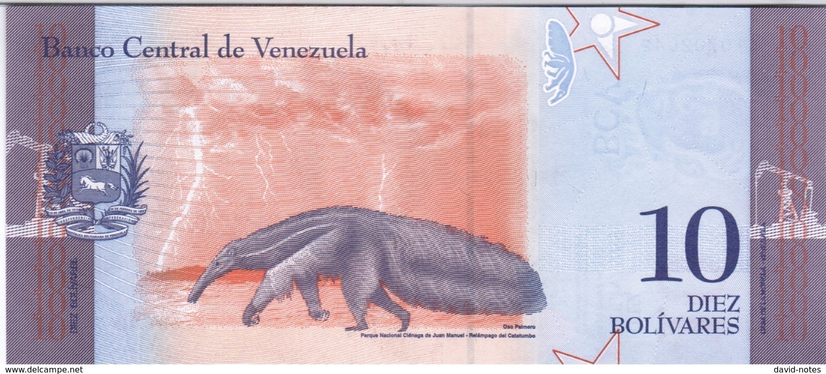 Venezuela  - Pick New - 10 Bolivares 2018 - Unc - Venezuela