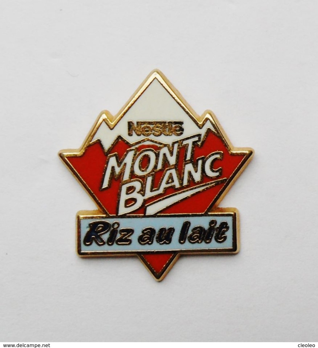 Pin's Nestlé Riz Au Lait Mont Blanc - BL1 - Autres & Non Classés