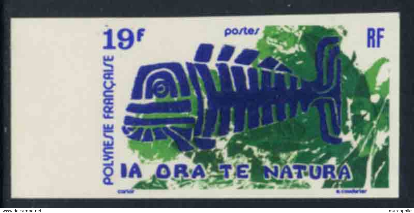 POLYNESIE - NON DENTELE BDF/ 1975 # 105 ** PROTECTION DE LA NATURE / COTE 30.00 EUROS (ref T1287b) - Non Dentelés, épreuves & Variétés