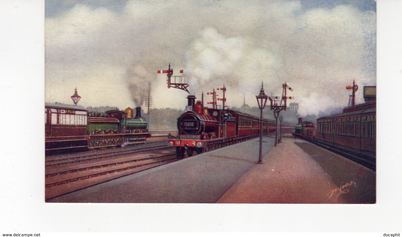 LES LOCOMOTIVES  (Royaume-Uni) SHRUB HILL STATION WORCESTER. - Eisenbahnen