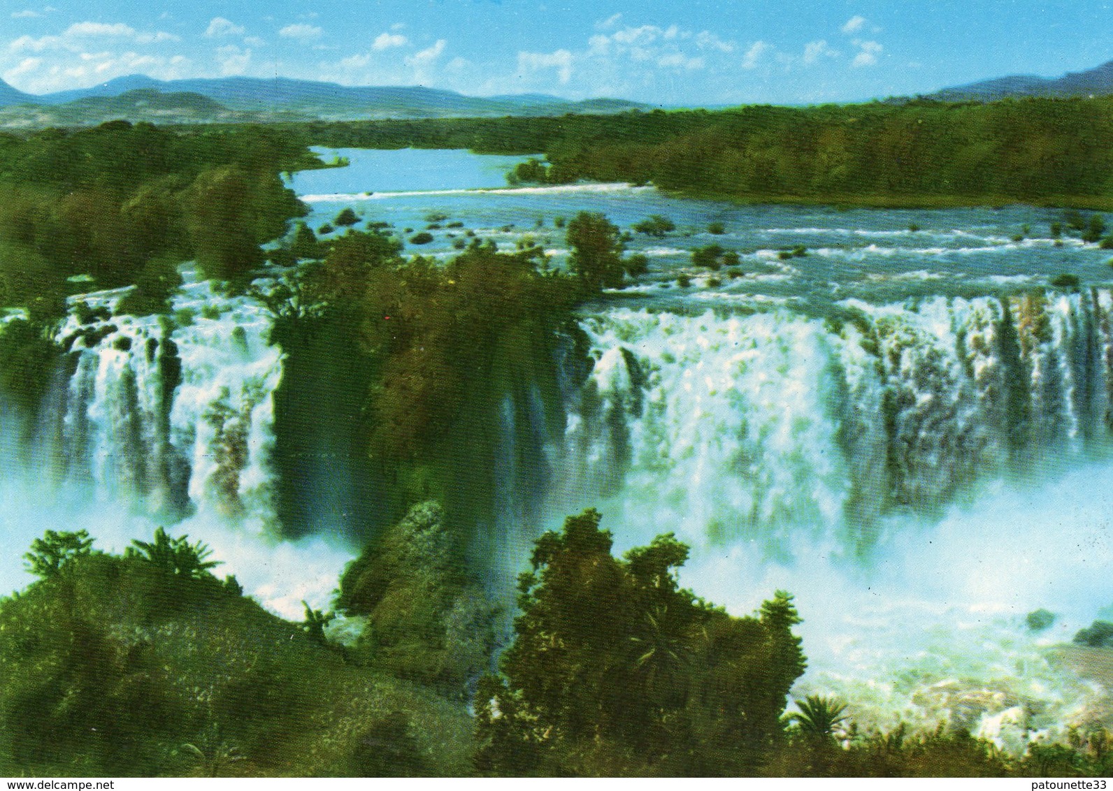 ETHIOPIA TISSIRAT FALLS BLUE NILE CARTE PHOTO - Ethiopië