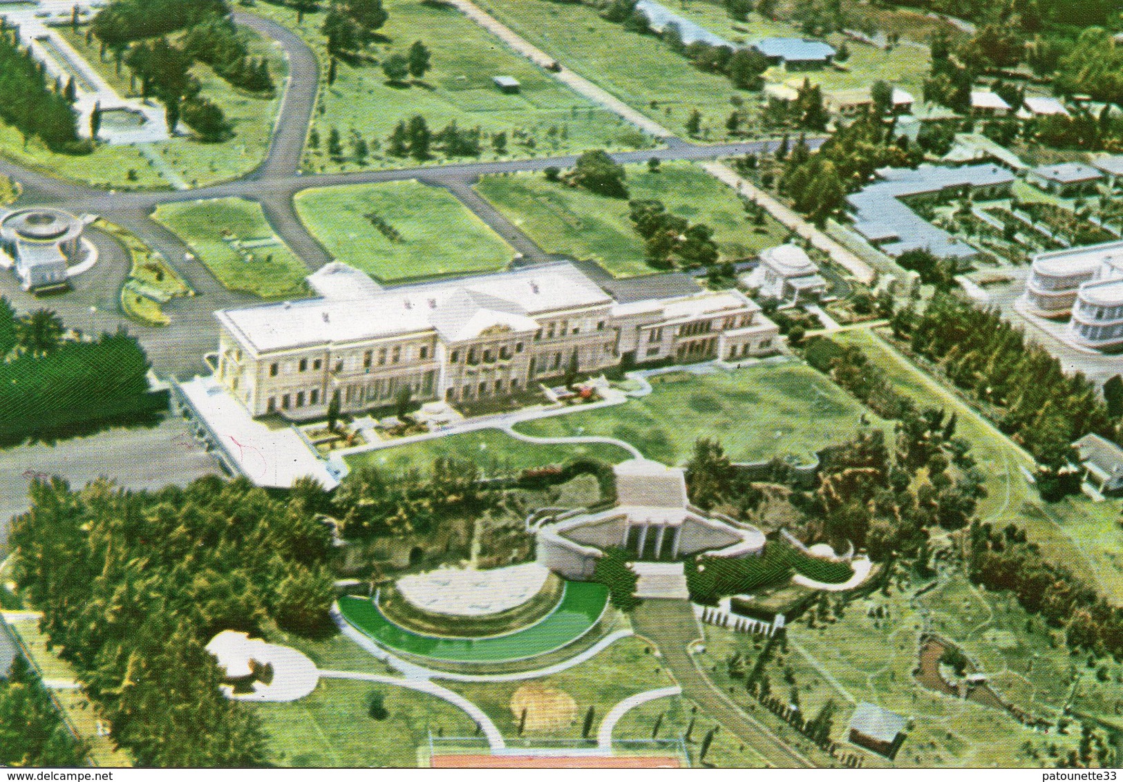 ETHIOPIA AERIAL JUBILEE PALACE ADDIS ABABA CARTE PHOTO - Ethiopie