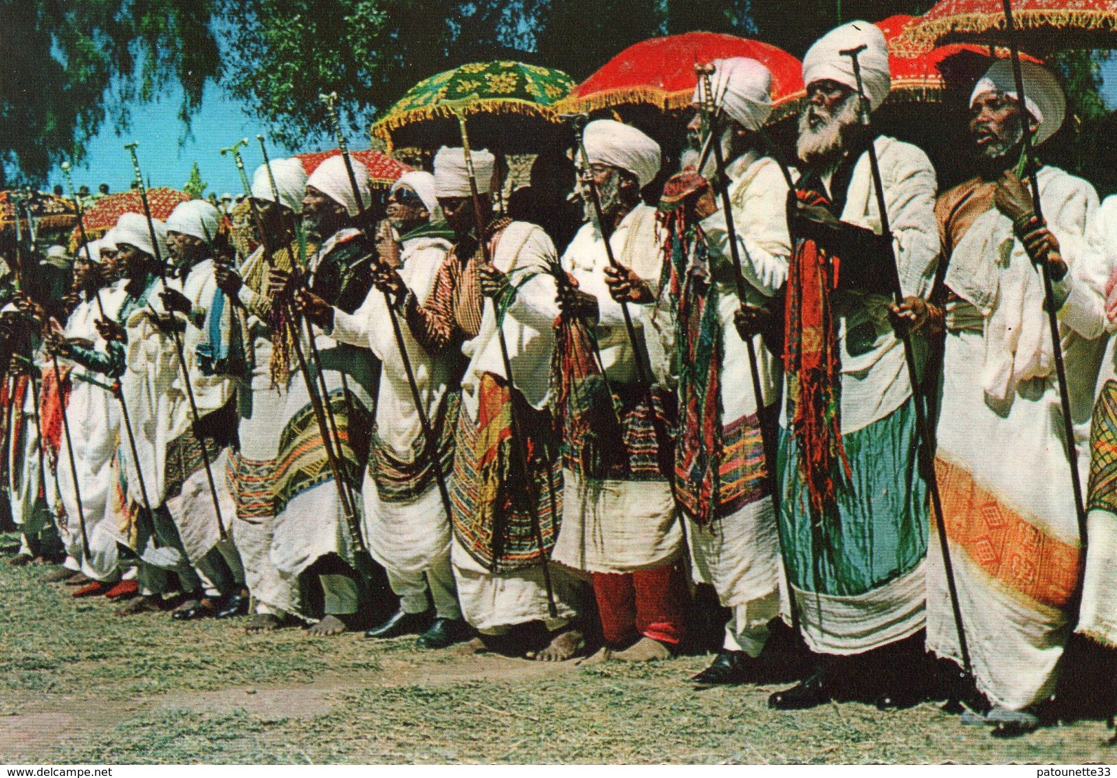 ETHIOPIA PRIEST CELEBRATING EASTER AZUM CARTE PHOTO - Ethiopie