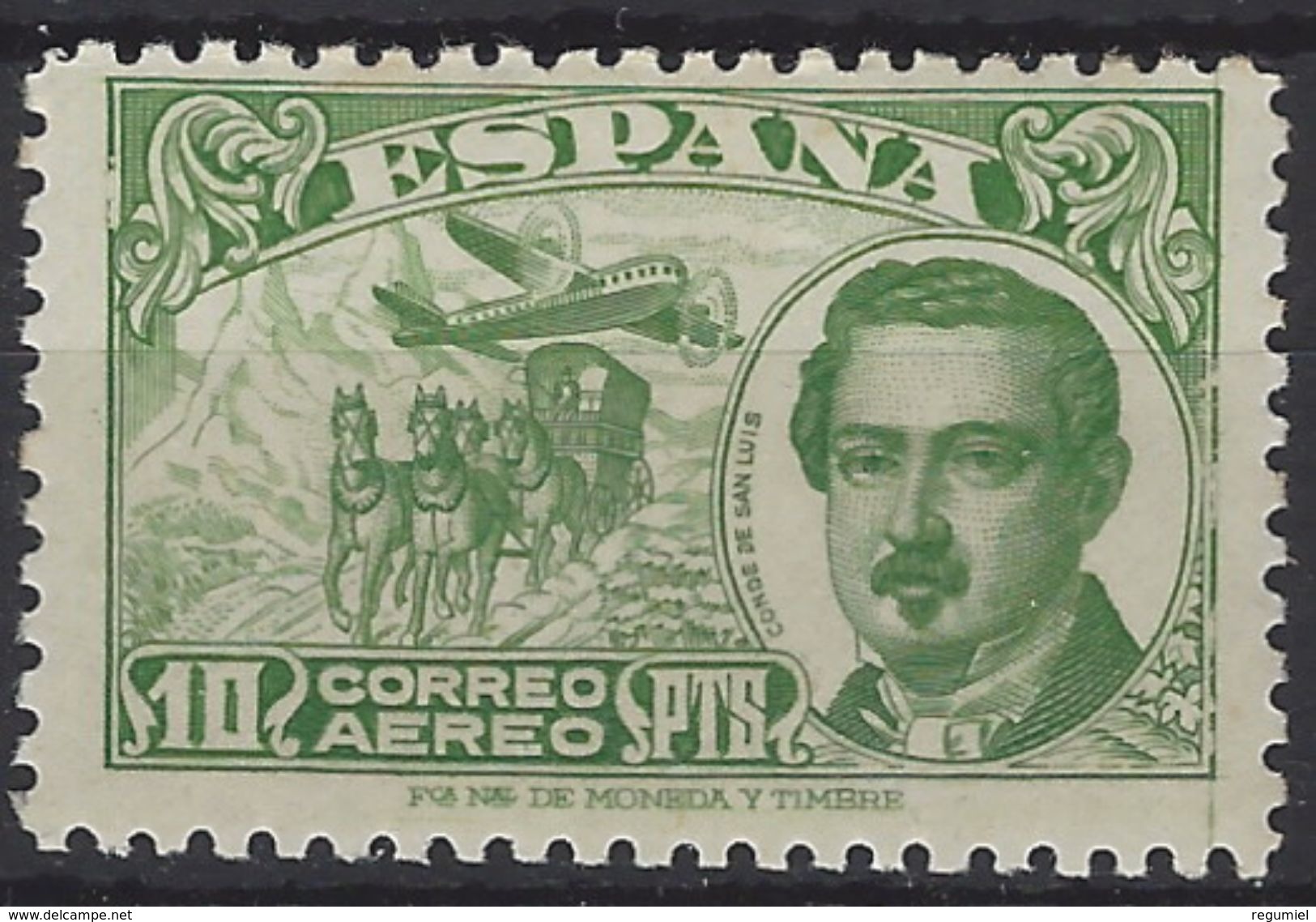 España 0990 ** Conde De San Luis. 1945 - Nuevos