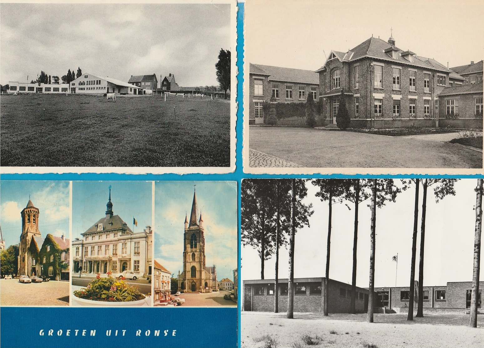 BELGIË Nederbrakel, Kluisberg, Oudenaarde, Ronse, Zottegem,...., Lot van 60 postkaarten.