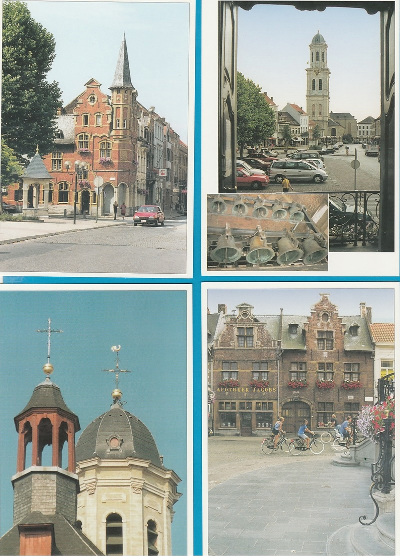 BELGIË Aalst, Dendermonde, Moerzeke, Lokeren, Boom,...., Lot van 60 postkaarten.