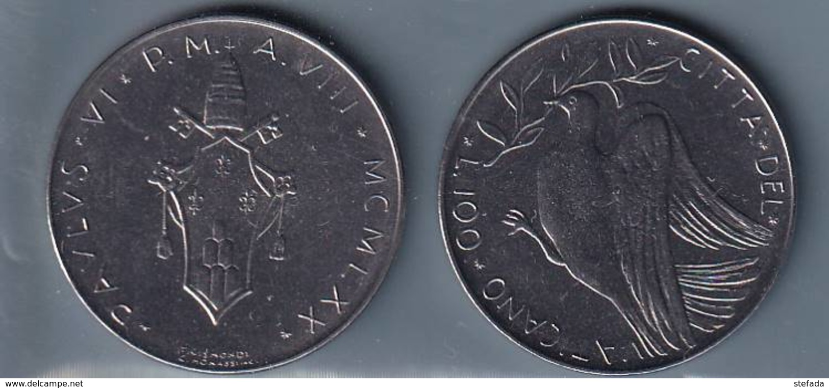 VATICANO VATIKAN VATICAN  1970 PAOLOVI 100 Lire - Vaticano