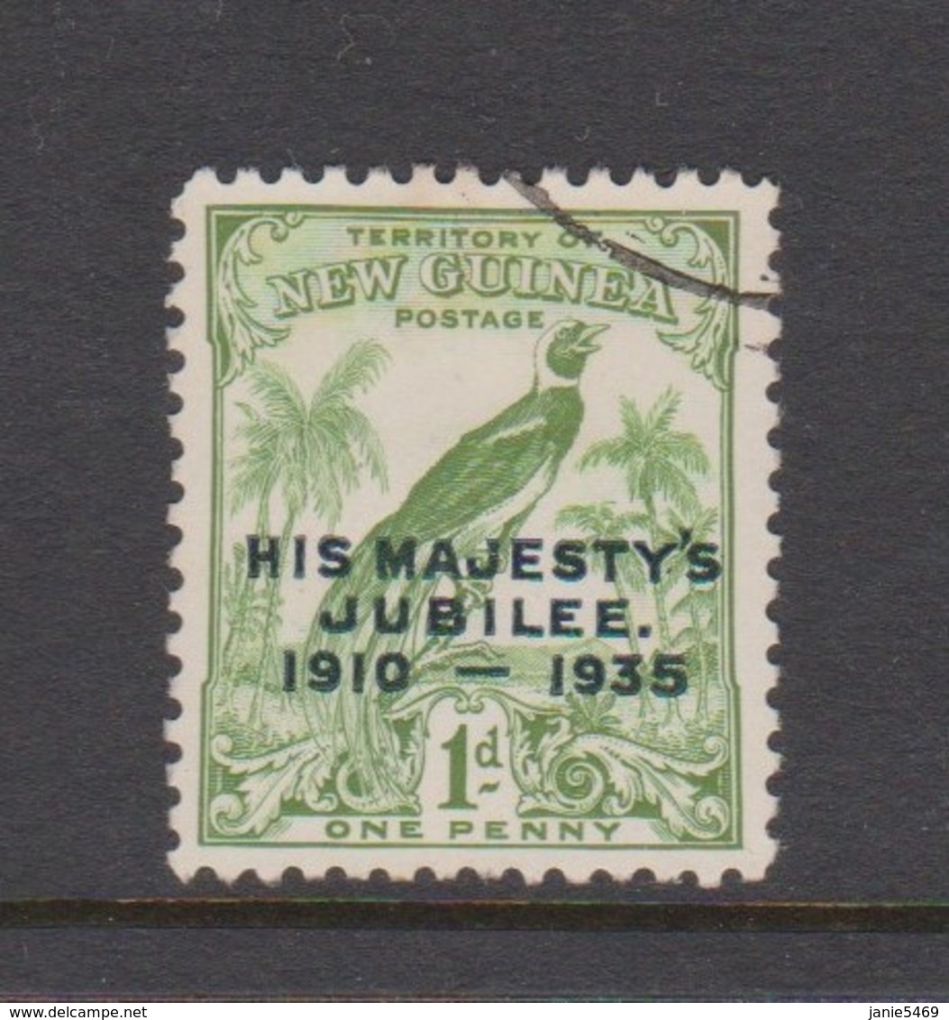 New Guinea 1935 Silver Jubilee 1d Green,used - Papouasie-Nouvelle-Guinée