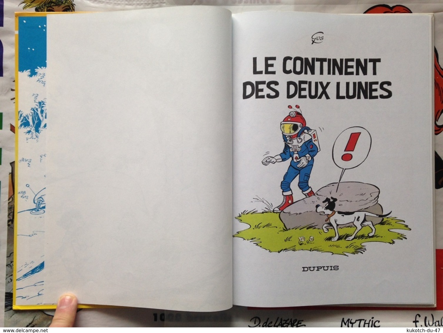 BD Le Scrameustache - Le Continent Des Deux Lunes - Gos (1994) - Scrameustache, Le