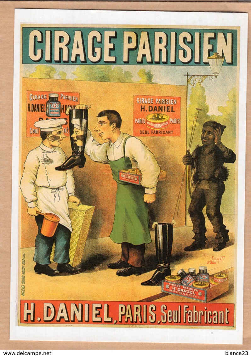 B55915 CPM Cuisinier Domestique Et Ramoneur , Affiche Anonyme Vers 1900 - Autres & Non Classés