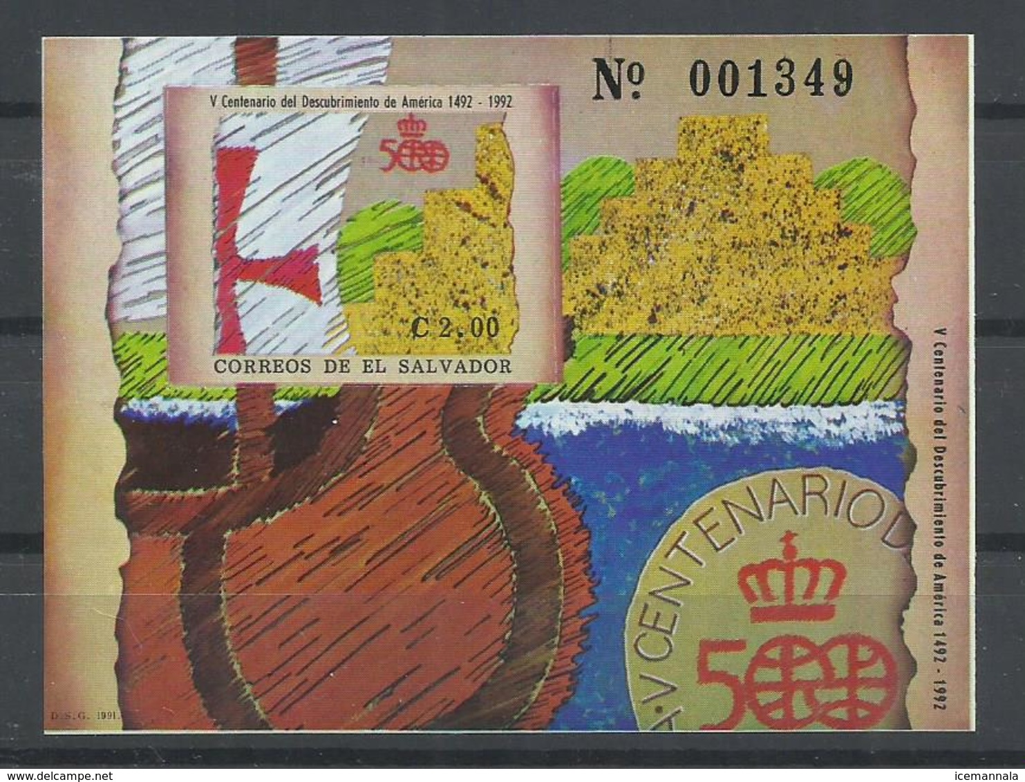 EL SALVADOR YVERT  H/B 40  MNH  ** - El Salvador