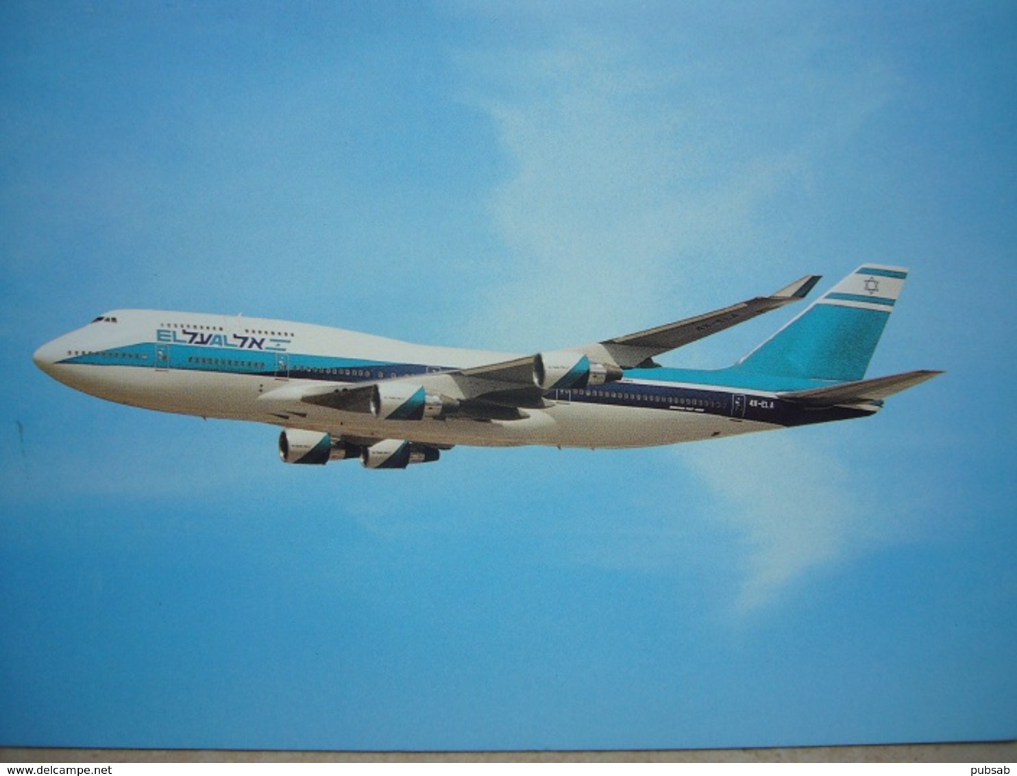 Avion / Airplane / EL AL / Boeing B 747-400 / Airline Issue / Size : 12X16,5cm - 1946-....: Modern Era