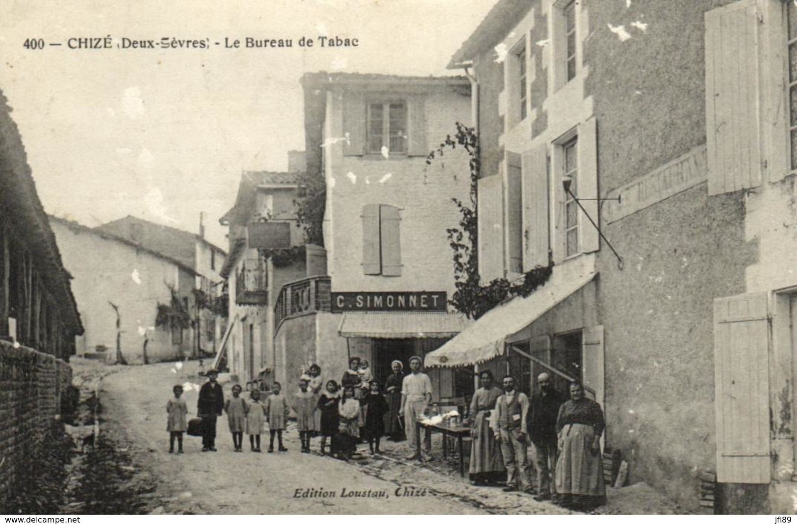 79 - Deux-Sèvres - Chizé - Le Bureau De Tabac - C 3865 - Autres & Non Classés