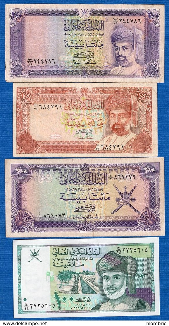 Oman  4  Billets - Oman