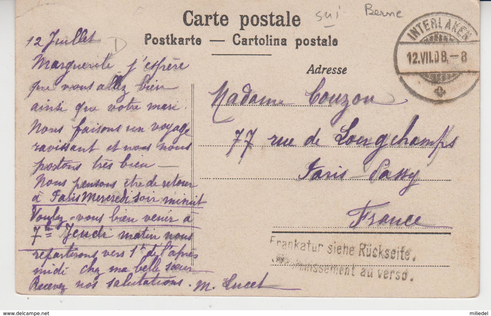 VO 315  / INTERLAKEN  / - Interlaken