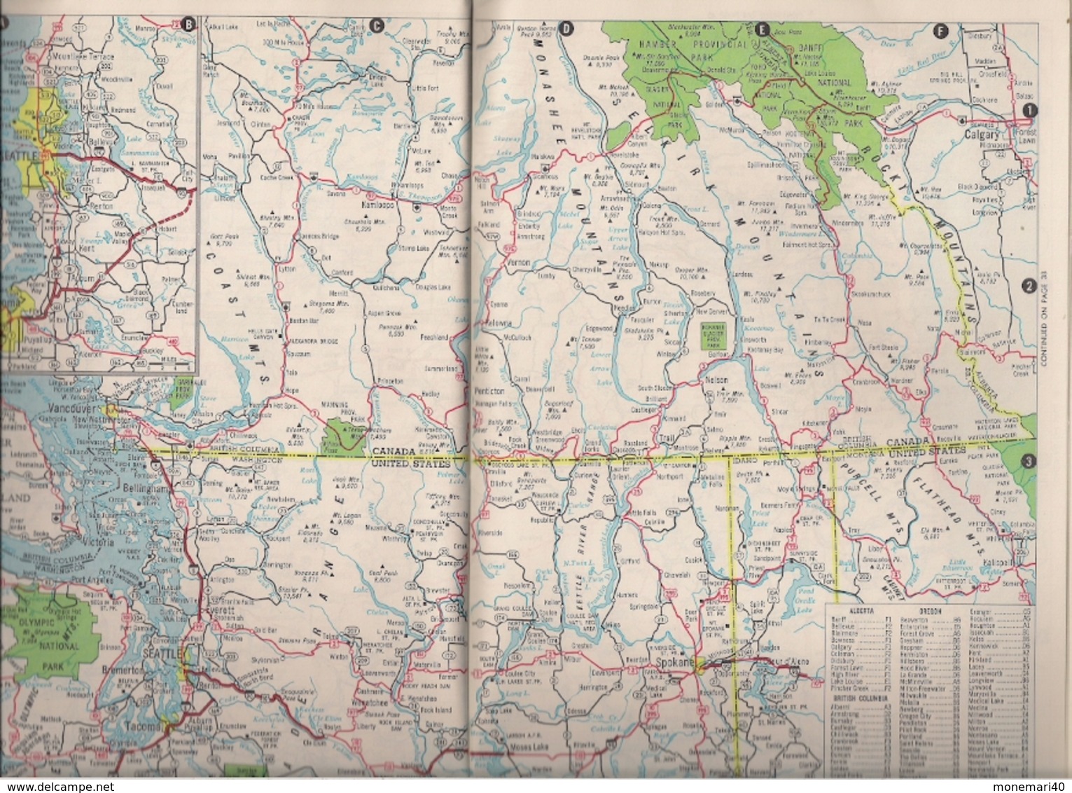 U.S.A. - CANADA - MEXICO (ROAD ATLAS) CARTES ROUTIÈRES - SPECIAL FEATURE - DETAILED WORLD'S FAIR MAP - HAMMOND. - Andere & Zonder Classificatie