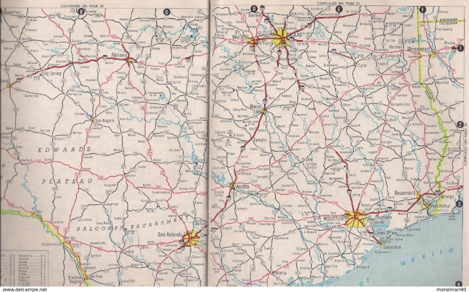 U.S.A. - CANADA - MEXICO (ROAD ATLAS) CARTES ROUTIÈRES - SPECIAL FEATURE - DETAILED WORLD'S FAIR MAP - HAMMOND.