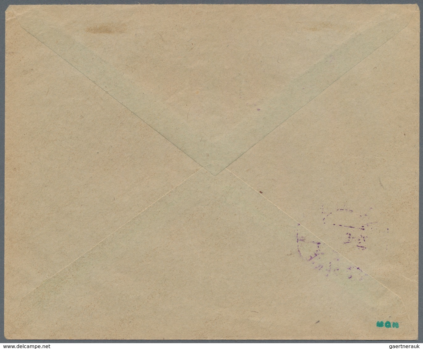 Albanien: 1913. Provisional Govt 1913/14. (1 Gosh) Envelope Handstamped With Two Concentric Circles - Albanië