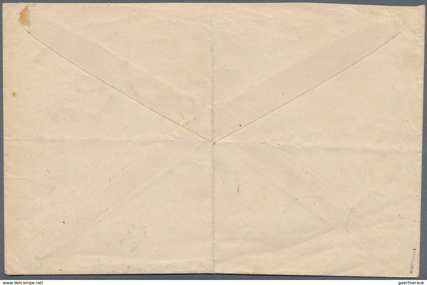 Albanien - Lokalausgaben: 1915, Large Envelope Written In SHËNGJIN, Sent UNFRANKED To Post Office Of - Albanie