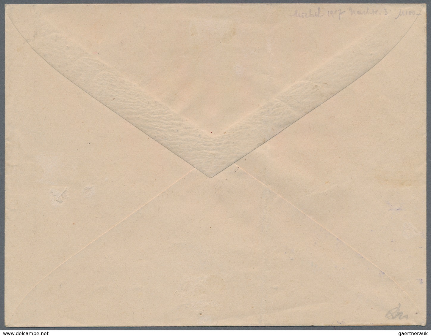 Albanien - Lokalausgaben: 1915, “ZEF PRENDUSHI” Unfranked Letter To OBOT, On Arrival Handstamped “T” - Albanien