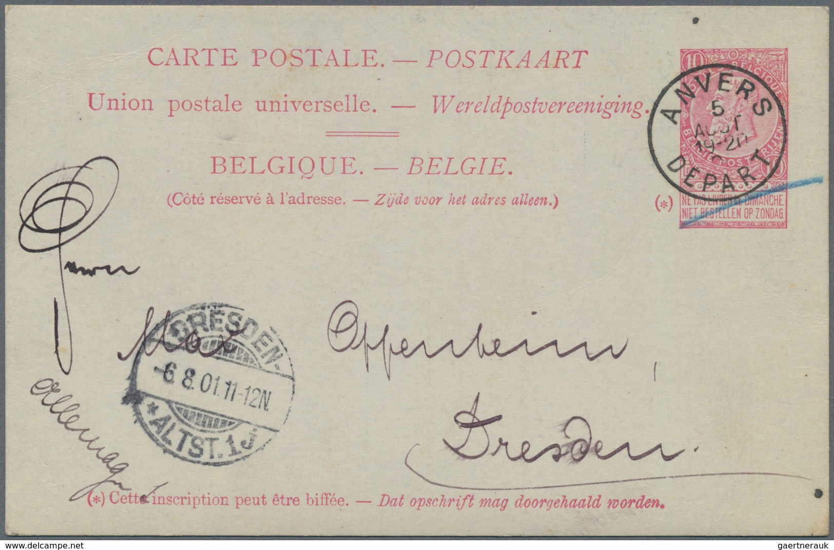 Belgien - Ganzsachen: 1888/1985 13 Preprinted Postal Stationery Cards And One Preprinted Postal Stat - Other & Unclassified