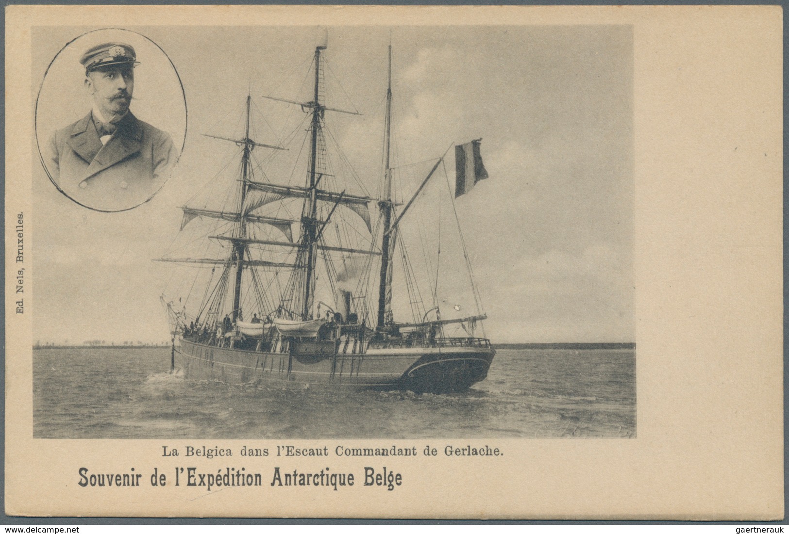 Belgien - Besonderheiten: 1898 (ca.) Eight Unused Postcards Of The Belgian Antarctic Expedition, Rar - Sonstige & Ohne Zuordnung