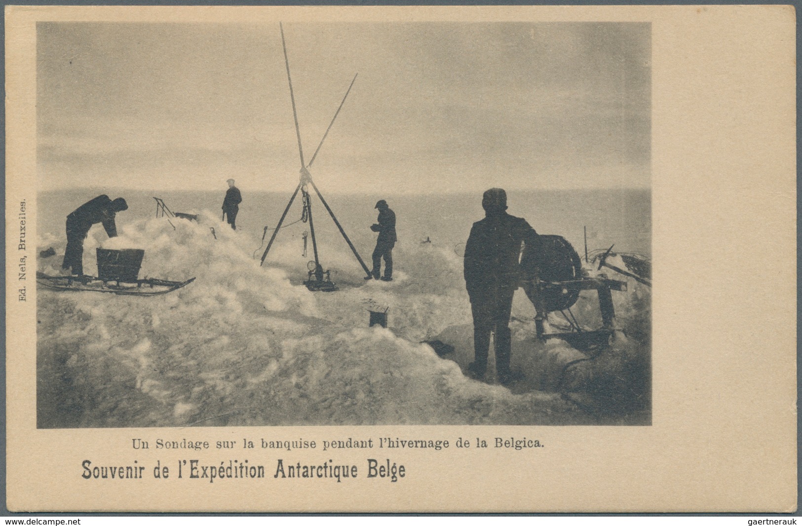 Belgien - Besonderheiten: 1898 (ca.) Eight Unused Postcards Of The Belgian Antarctic Expedition, Rar - Sonstige & Ohne Zuordnung