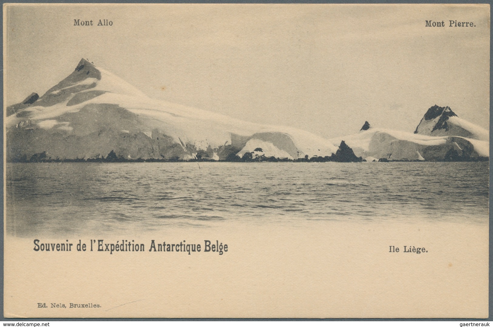 Belgien - Besonderheiten: 1898 (ca.) eight unused postcards of the Belgian Antarctic expedition, rar