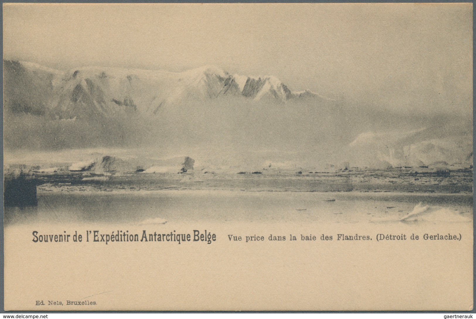 Belgien - Besonderheiten: 1898 (ca.) eight unused postcards of the Belgian Antarctic expedition, rar