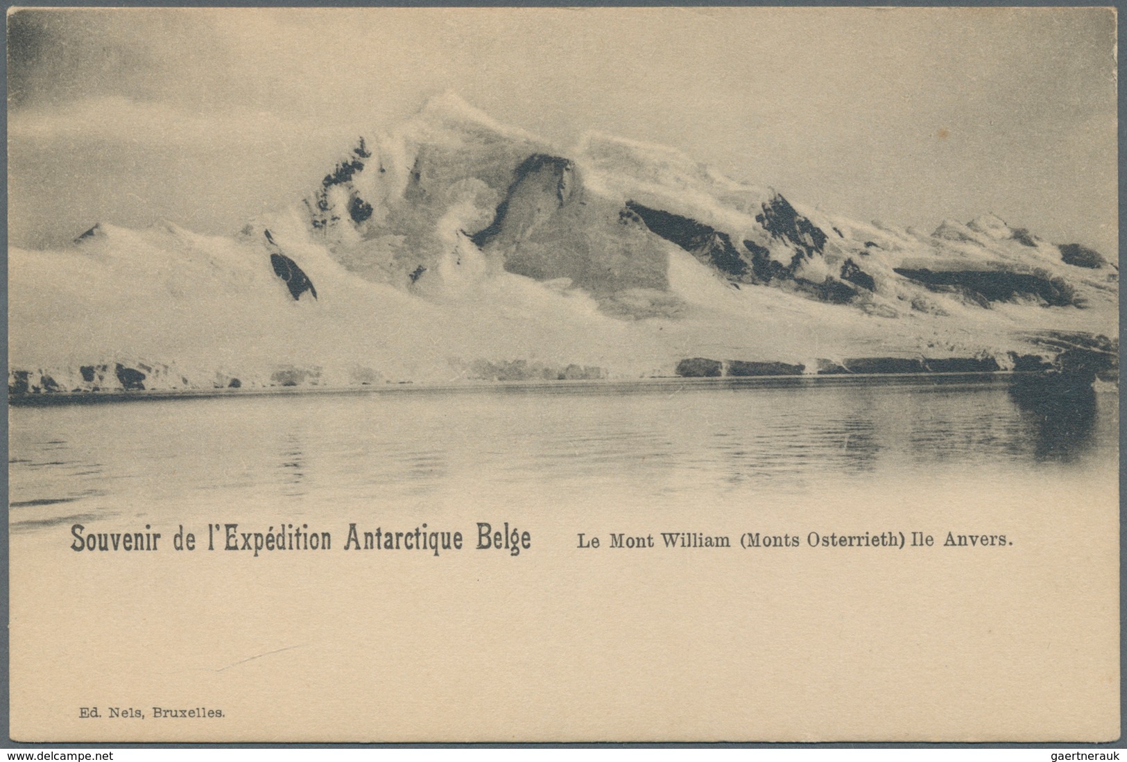 Belgien - Besonderheiten: 1898 (ca.) eight unused postcards of the Belgian Antarctic expedition, rar