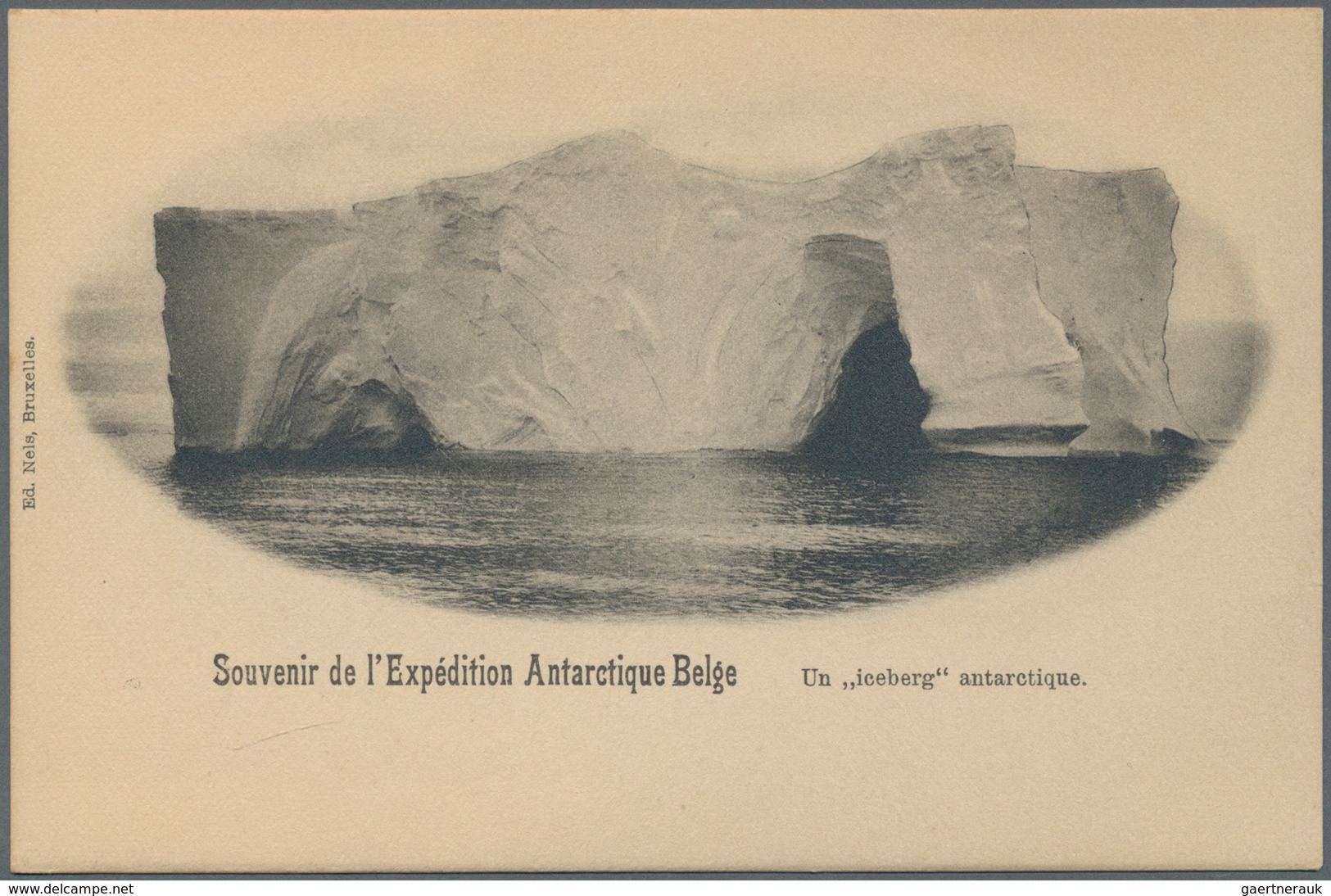 Belgien - Besonderheiten: 1898 (ca.) eight unused postcards of the Belgian Antarctic expedition, rar