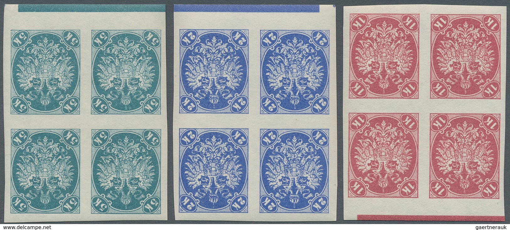 Bosnien Und Herzegowina (Österreich 1879/1918): 1900 (1 Jan) - 1901. Arms Definitives. NEW CURRENCY. - Bosnie-Herzegovine