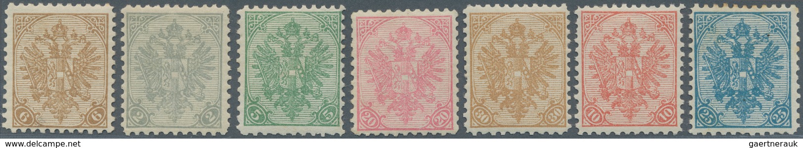 Bosnien Und Herzegowina (Österreich 1879/1918): 1900 (Mar - April). NEW CURRENCY. 2(H) Pearl-grey, 5 - Bosnien-Herzegowina