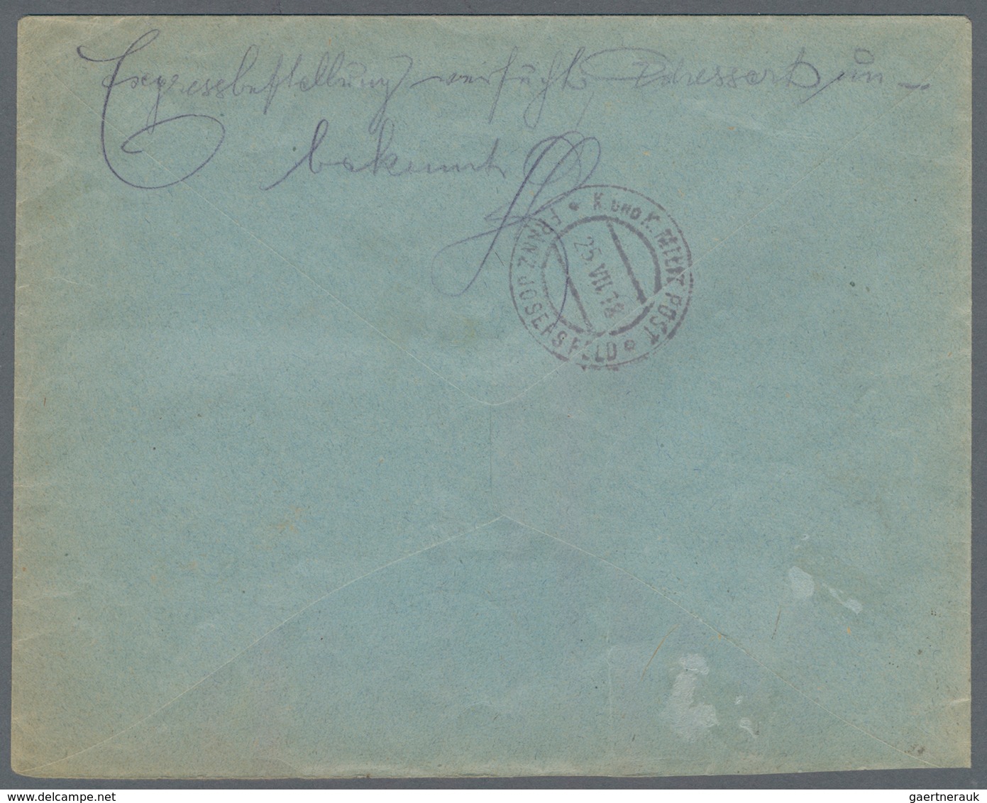 Bosnien Und Herzegowina (Österreich 1879/1918): 1918. Registered Express Cover To FRANZ JOSEFSFELD, - Bosnie-Herzegovine