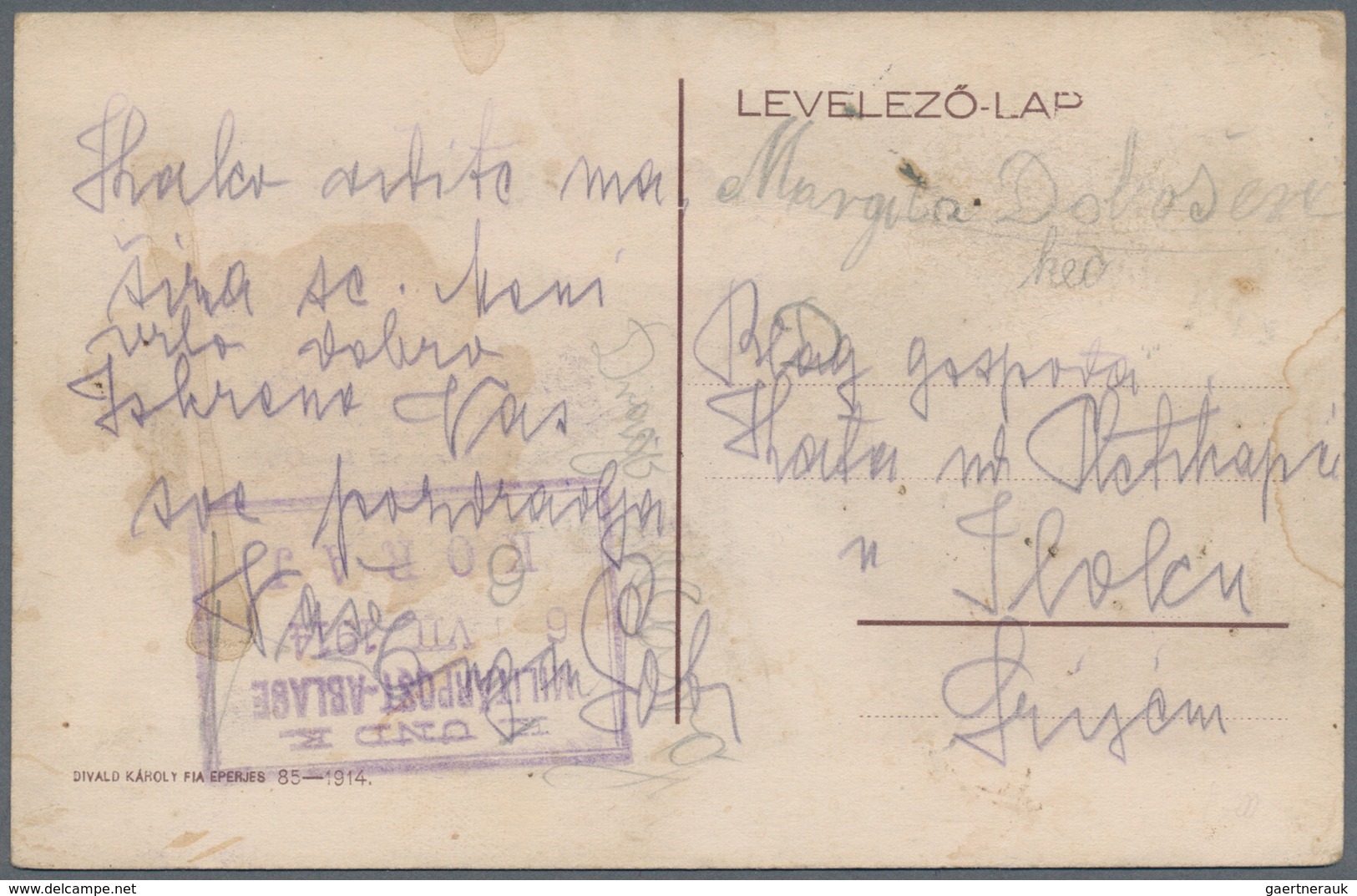Bosnien Und Herzegowina - Stempel: 1914, Scarce KORAJ Ppc (three Views) To ILOK, Srijem, Showing Rar - Bosnie-Herzegovine
